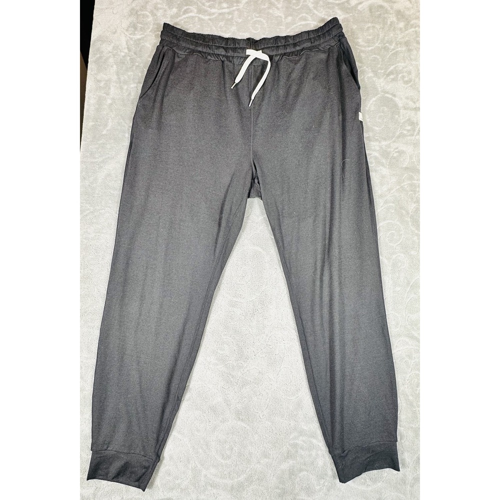 Vuori Performance Jogger Pants Womens XL Black Drawstring Soft Pockets 34" Waist